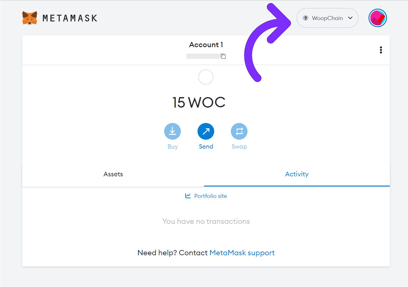 Metamask Configuration